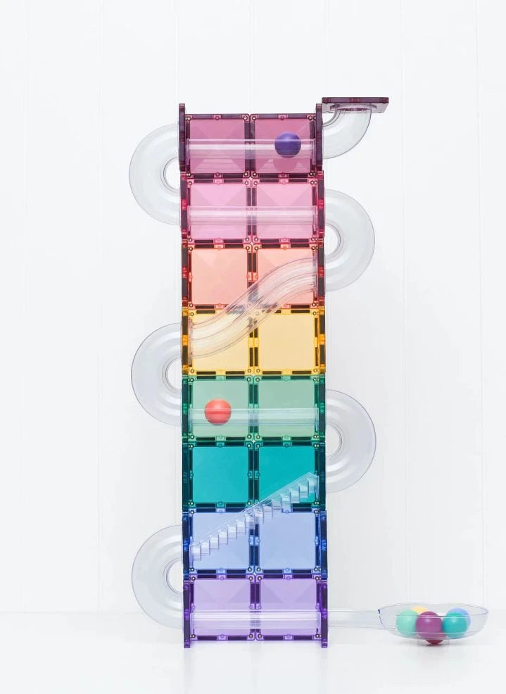 Connetix - Ball Run Set - 114 pieces | Pastel