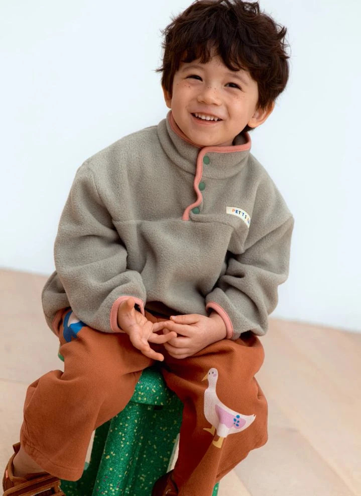 Petit Stella - Duck Chino Pants | Brick red