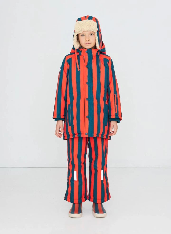 Tinycottons - Striped Chapka | Red