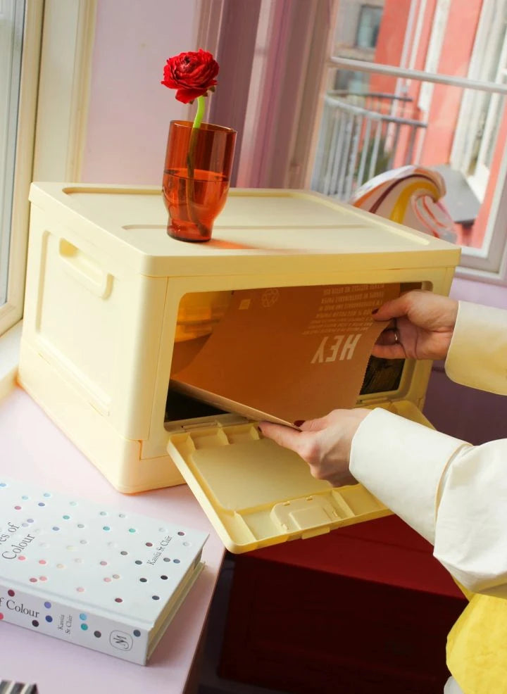 Studio About - Stackable storage box | Pale yellow
