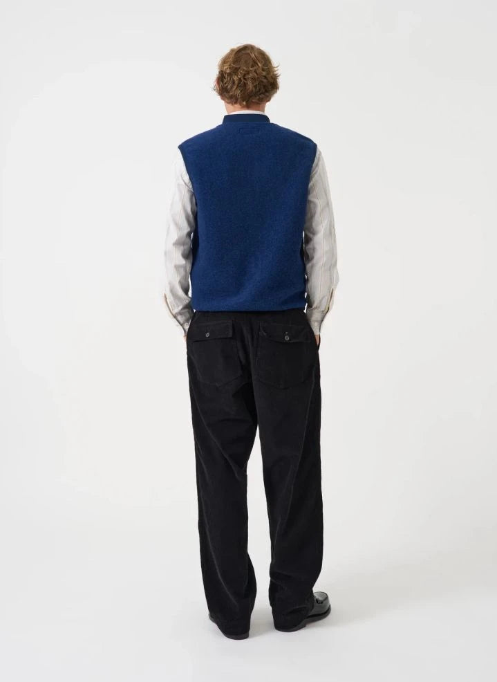 Universal Works - Sleeveless Wool Jacket | Indigo