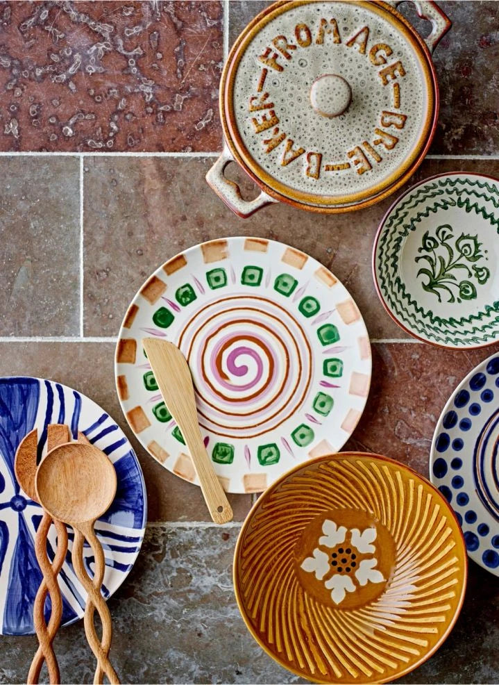 Bloomingville - Shama plate | Blue