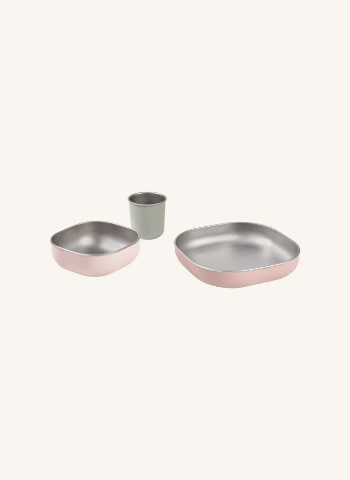 Béaba - Stainless steel lunch box | Peach