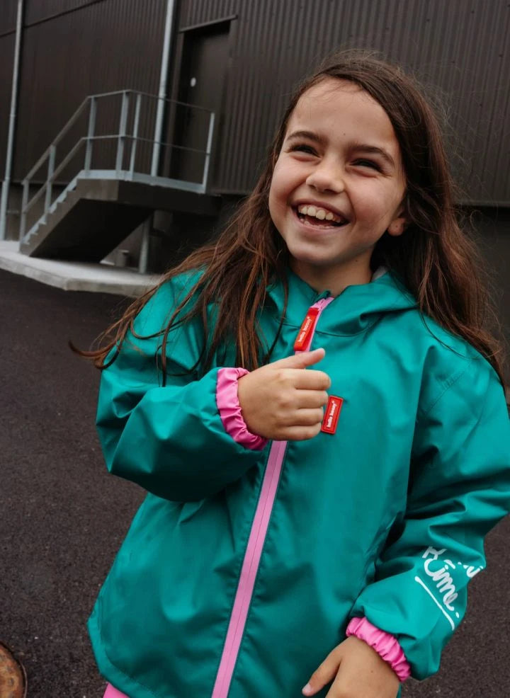 Hello Hossy - Waterproof Jacket | Turquoise