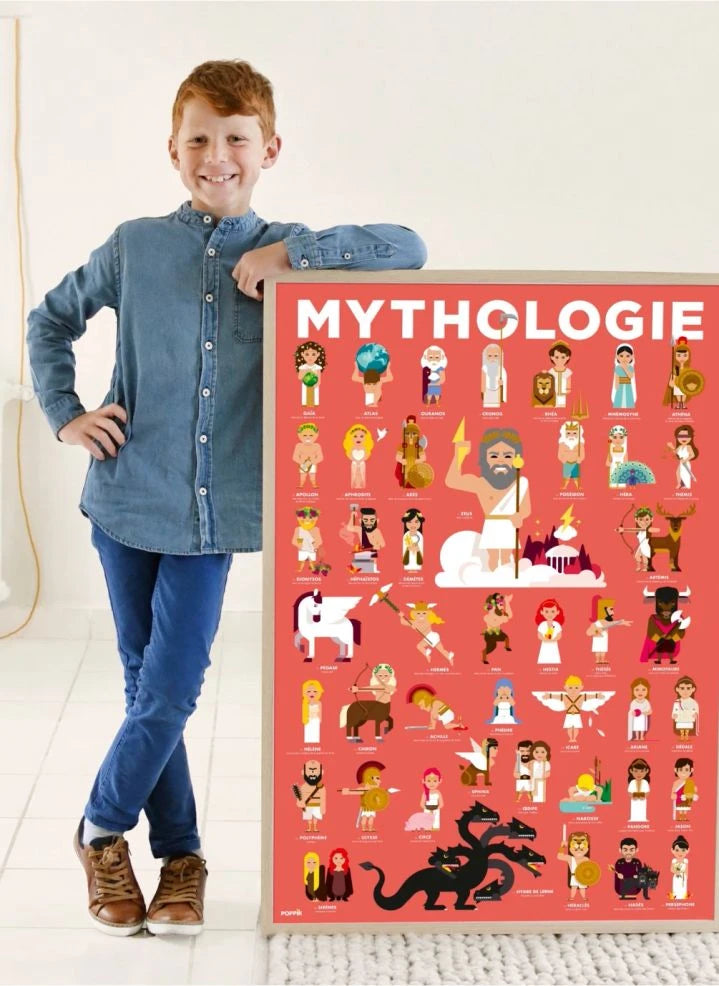 Poppik - Mythology Sticker Poster
