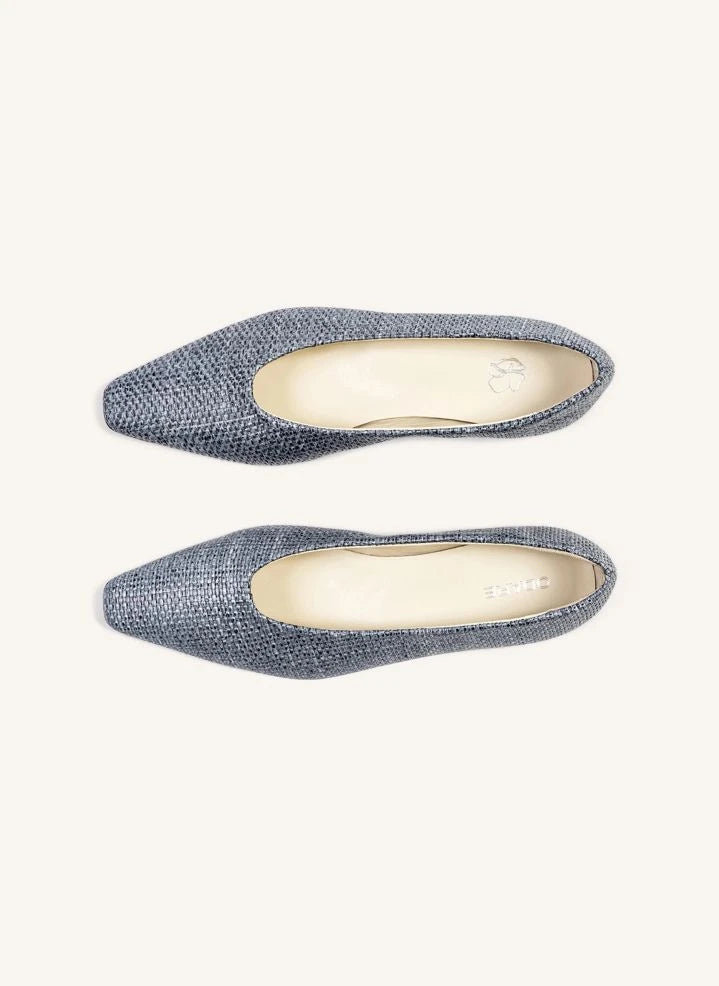 Odare - Ballerinas Bilbao Raphia | Blue