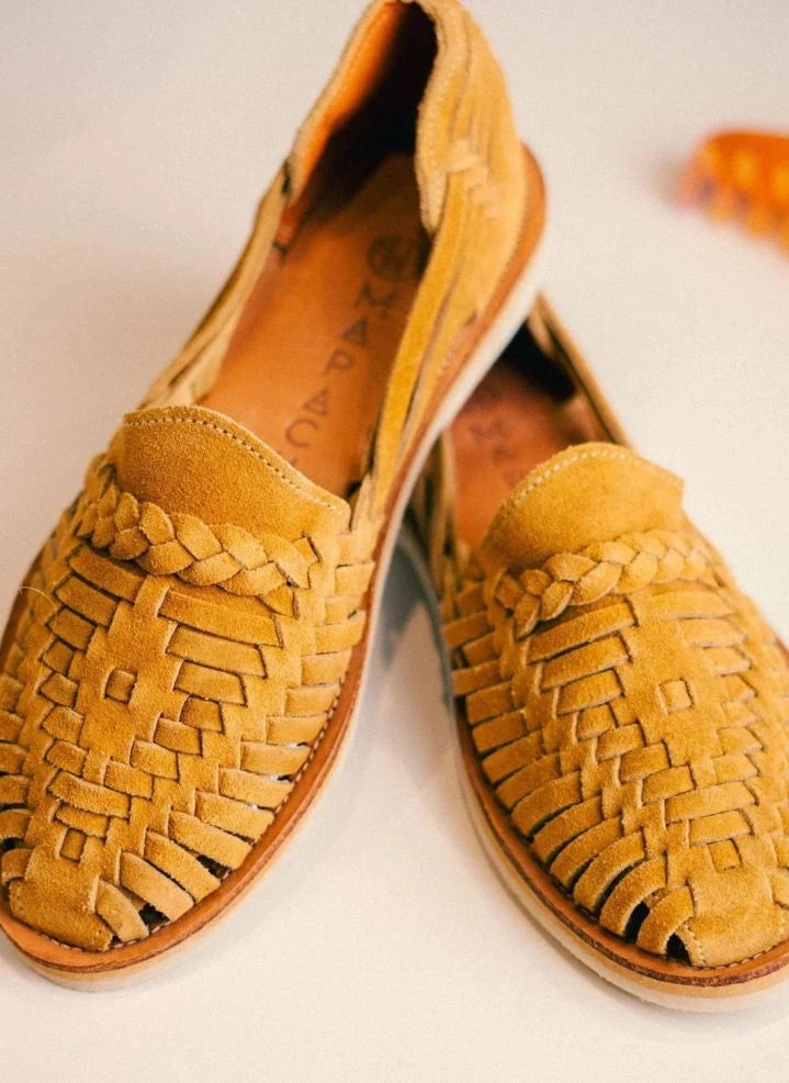 Mapache - Alegre Suede Sandals | Camel