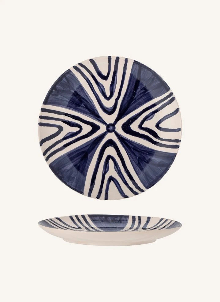 Bloomingville - Shama plate | Blue