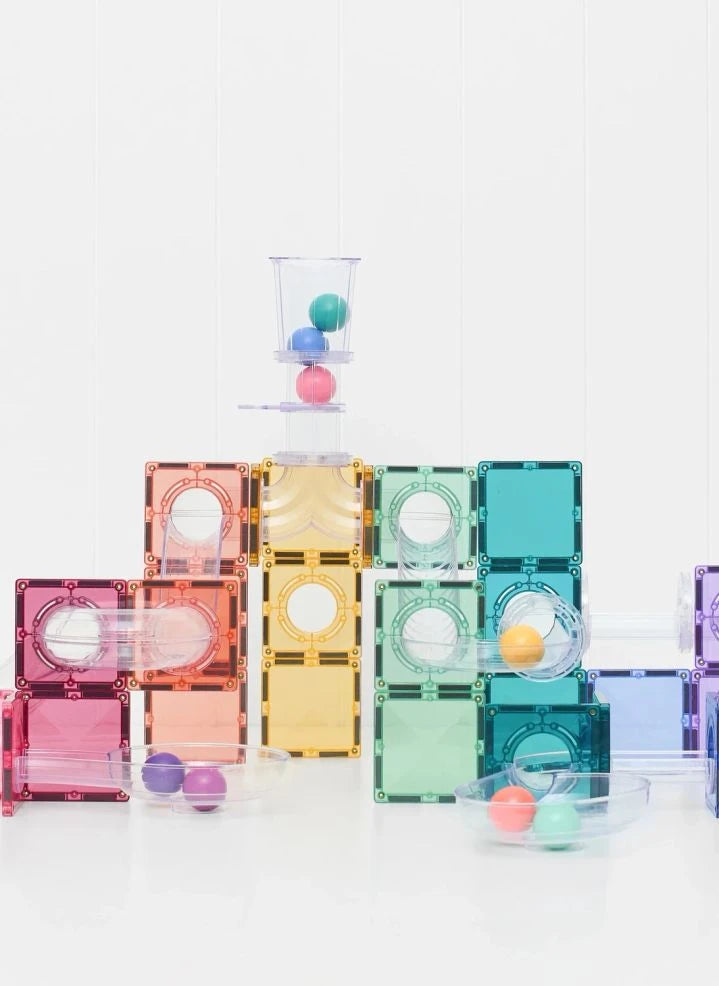 Connetix - Ball Run Set - 114 pieces | Pastel