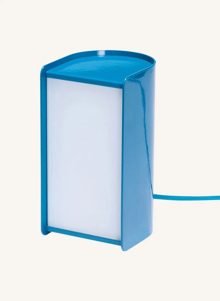 Hübsch - Book table lamp | Petrol blue