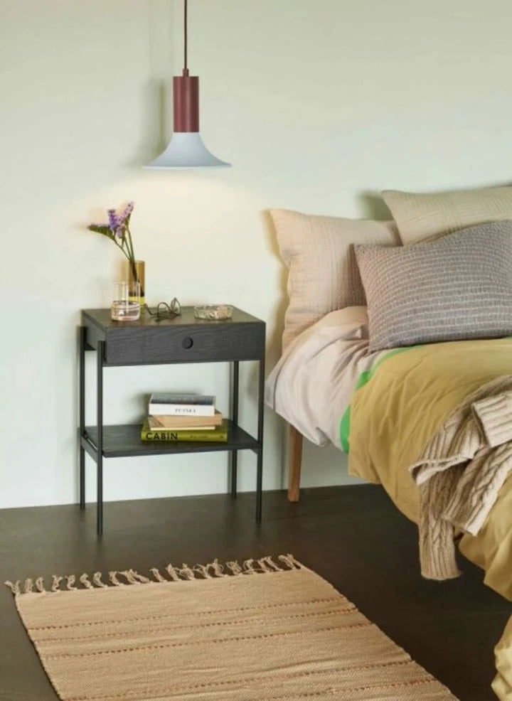 Hübsch - Bedside table Black | Black