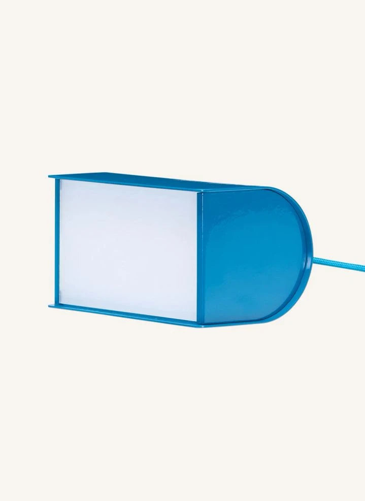 Hübsch - Book table lamp | Petrol blue