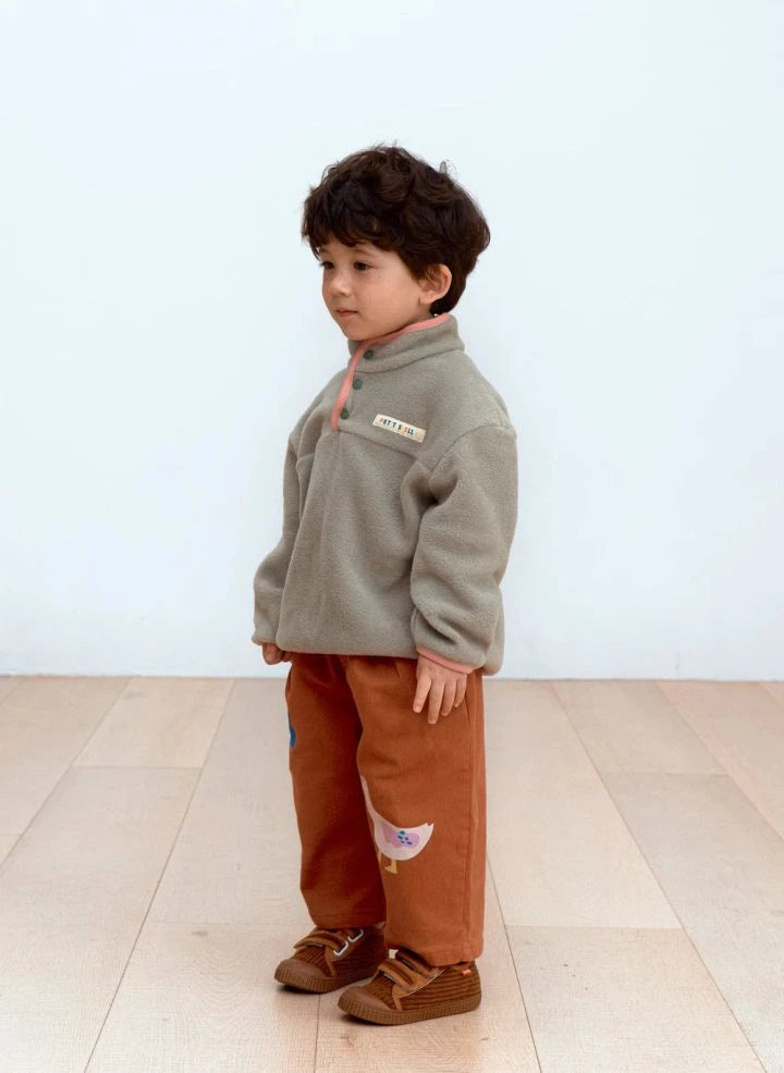 Petit Stella - Duck Chino Pants | Brick red