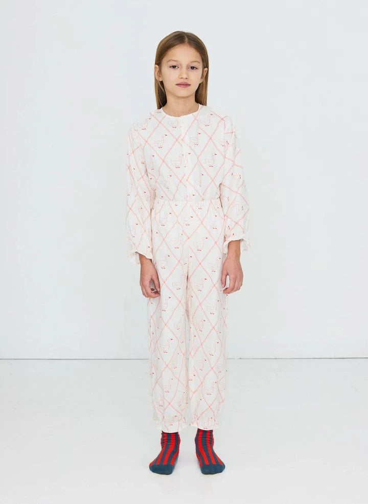 Tinycottons - "Geese" Pajamas | White