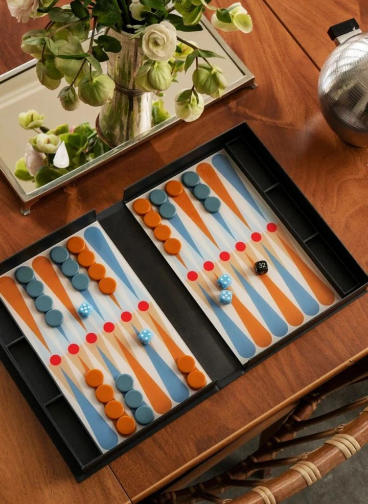 PrintWorks - Backgammon game | Dark grey