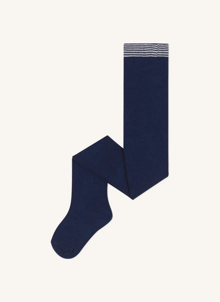 Petit Bateau - Plain tights | Navy blue