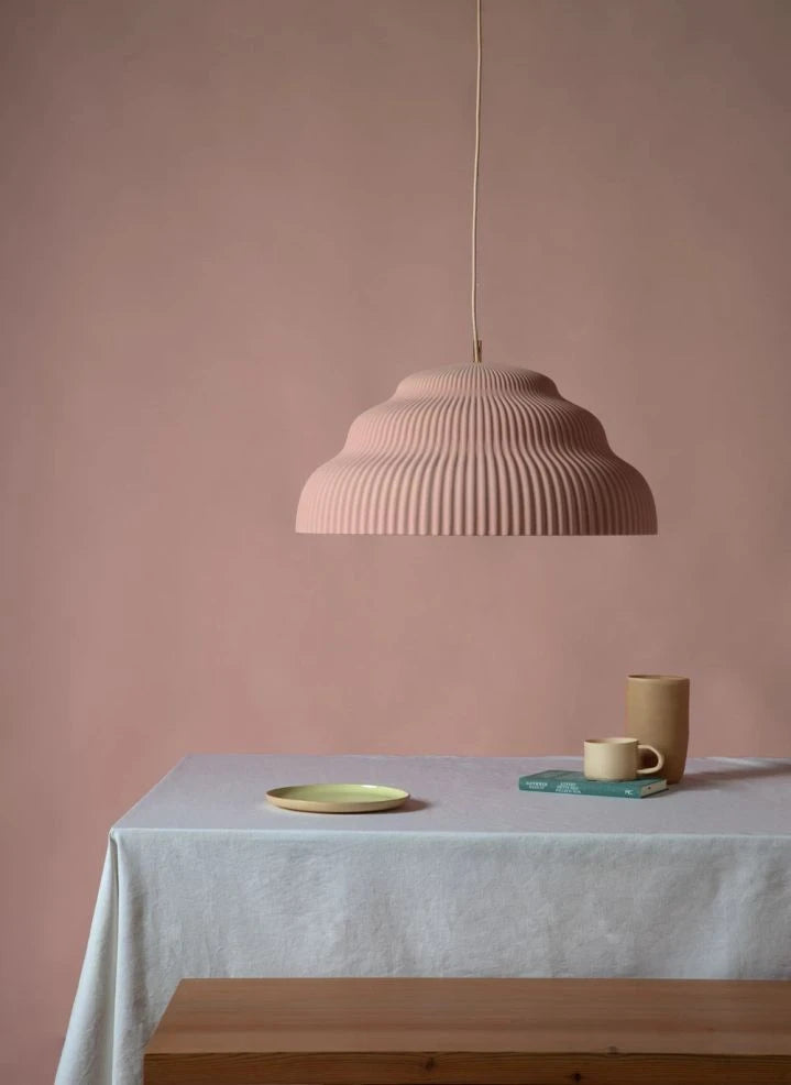Schneid Studio - Kaskad ceramic suspension lamp | Rust