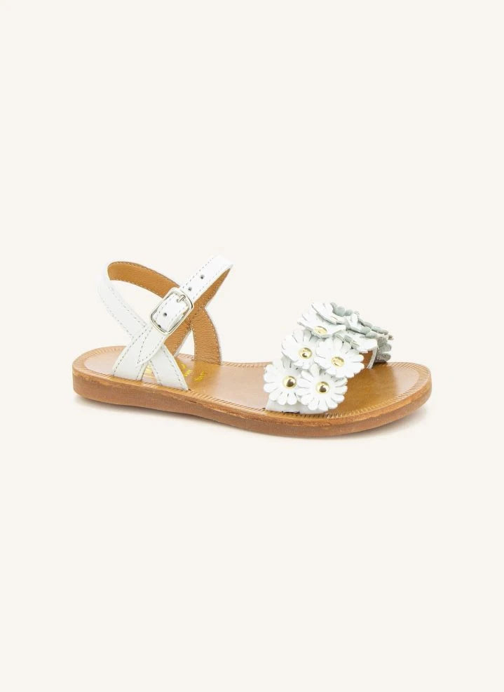 Pom d'Api - Plagette Multi Flo sandals | White