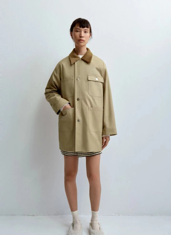 Cordera - Button-down jacket  | Beige