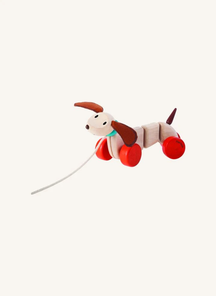 Plan Toys - Pulling dog Teak