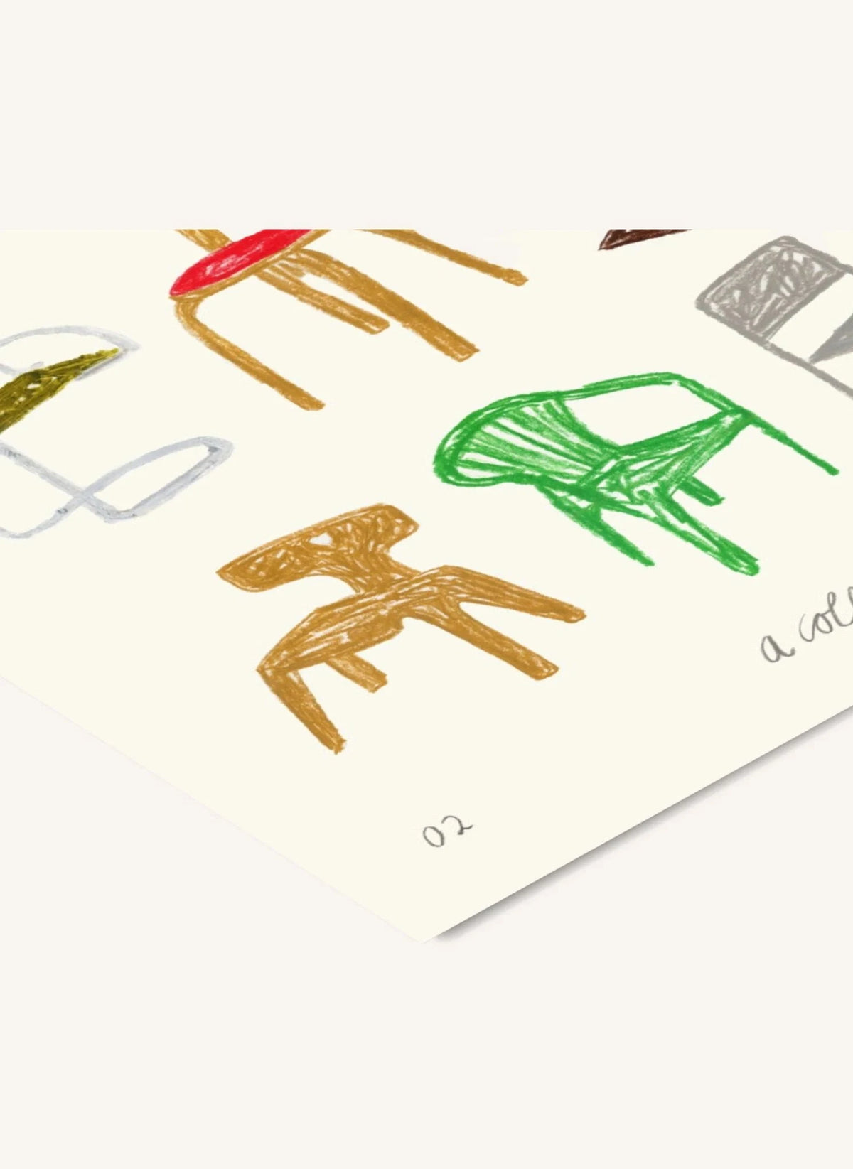 Poster and Frame - A Collection of Chairs poster