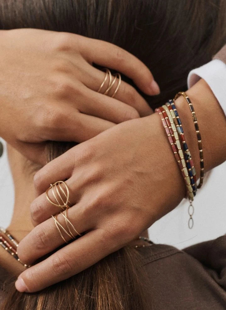 Camille Colette Studio - Baia Carnelian Bracelet | Multicoloured