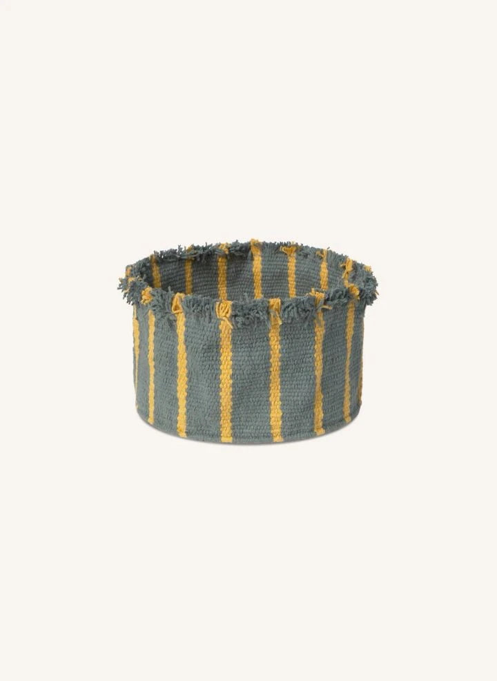 Lorena Canals - Striped basket | Blue
