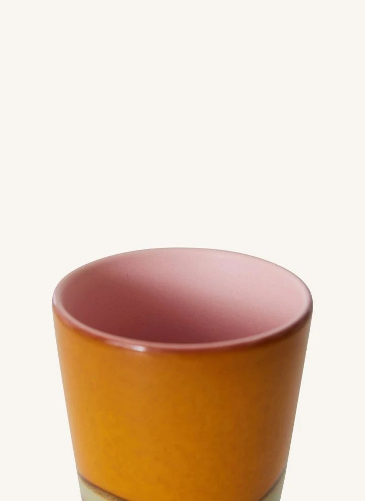 HKliving - Stoneware mug | Orange