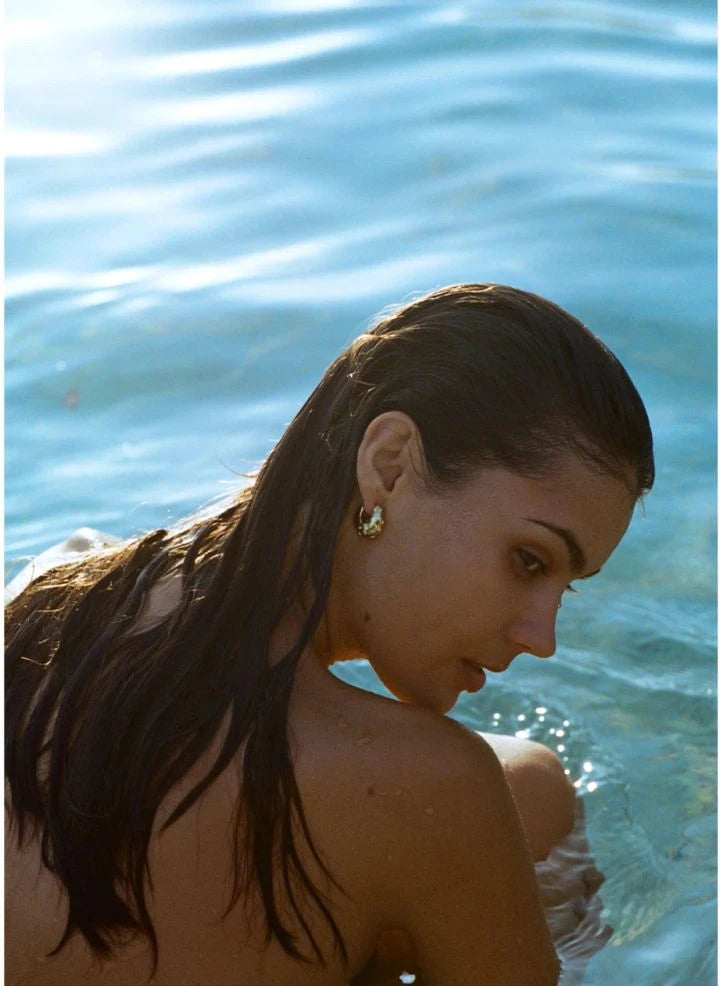Anni Lu - Crystal Bay Earrings | Gold