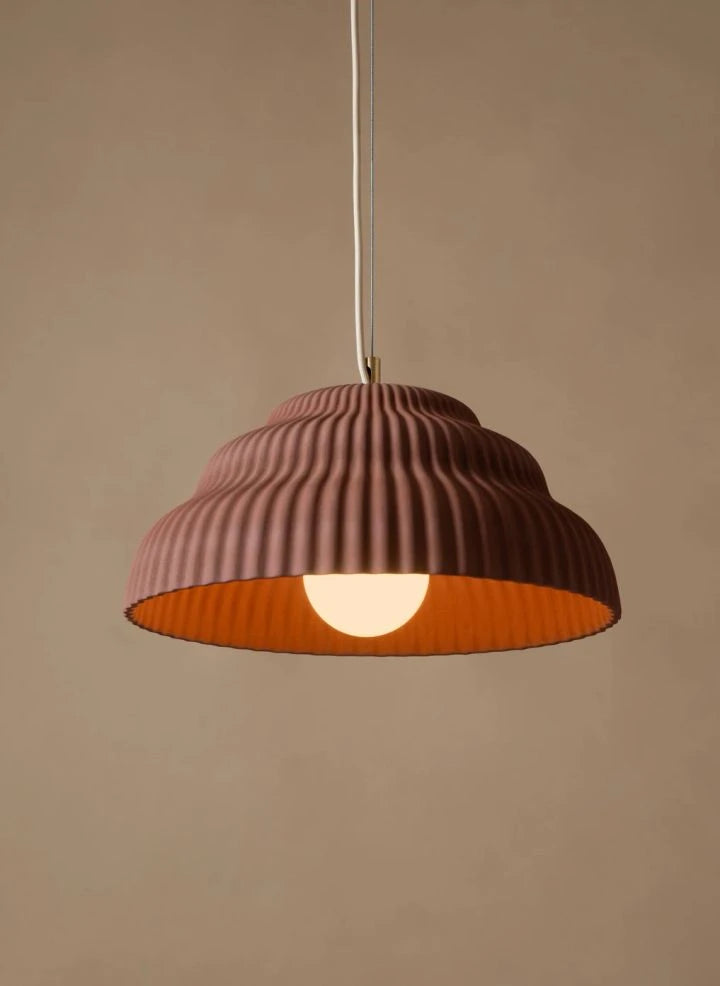 Schneid Studio - Kaskad ceramic suspension lamp | Rust
