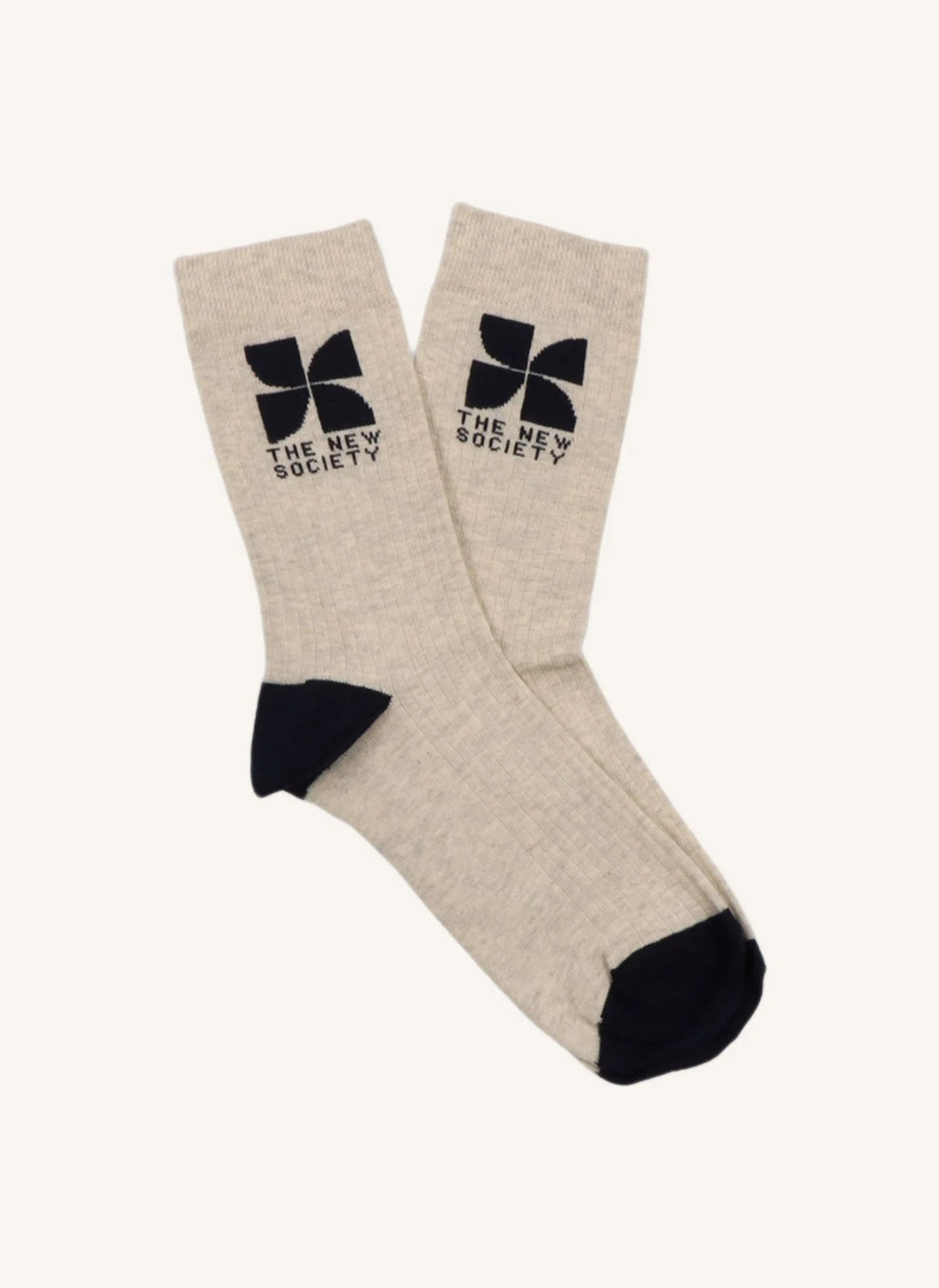 the new society - Logo socks | Off white