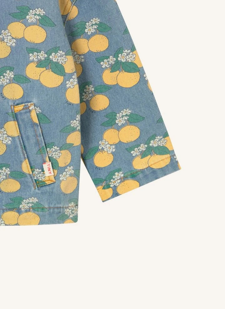 Tinycottons - Denim Jacket Oranges | Blue