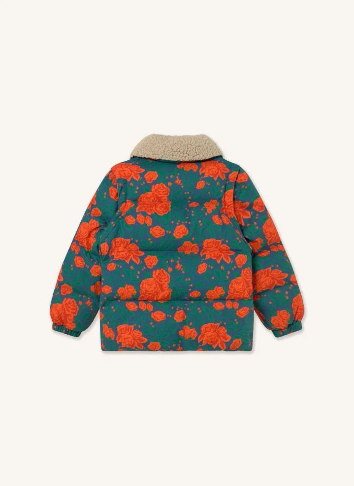 Tinycottons - Roses Down Jacket | Blue