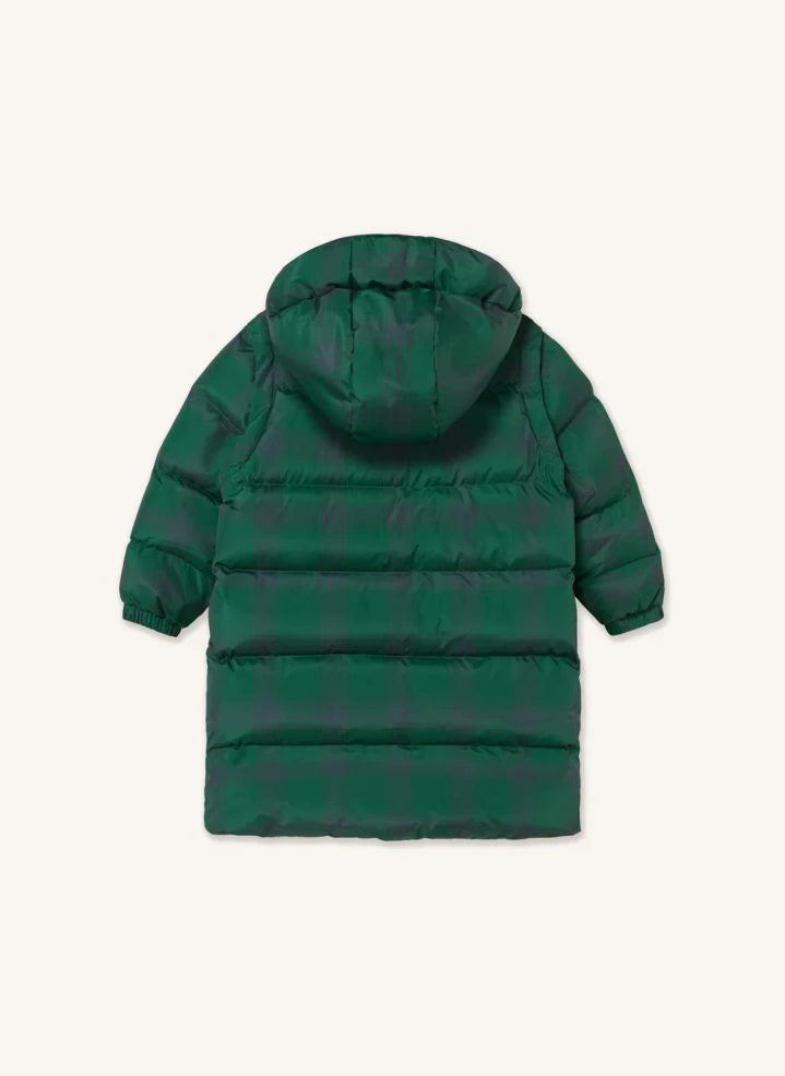 Tinycottons - Tartan Down Jacket | Green