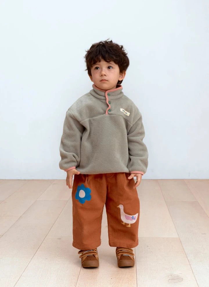 Petit Stella - Duck Chino Pants | Brick red