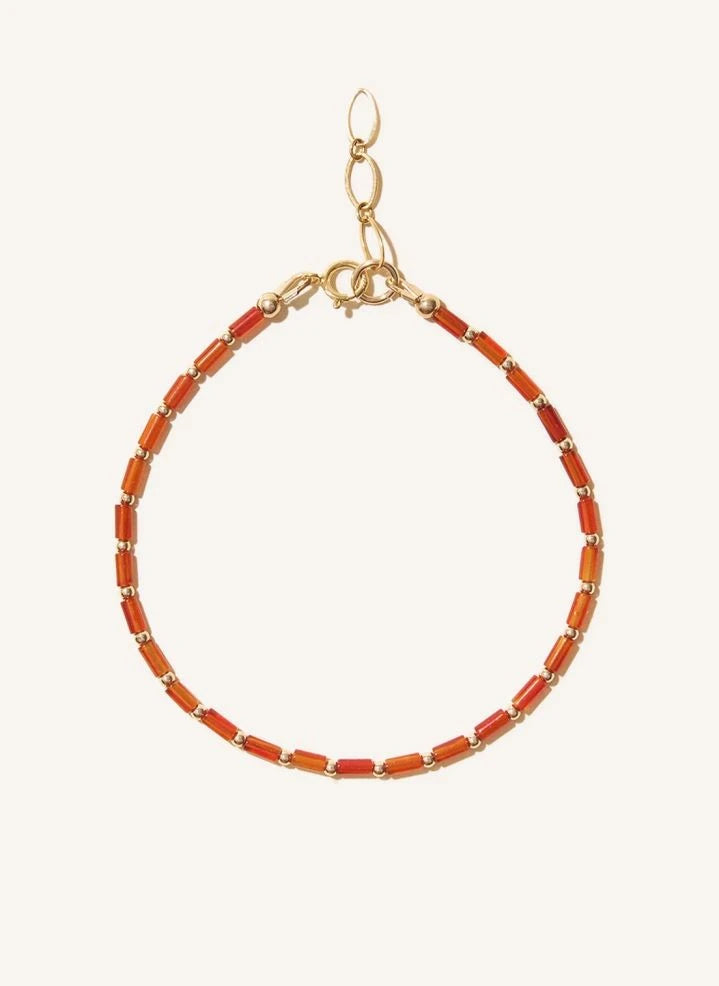 Camille Colette Studio - Baia Carnelian Bracelet | Multicoloured