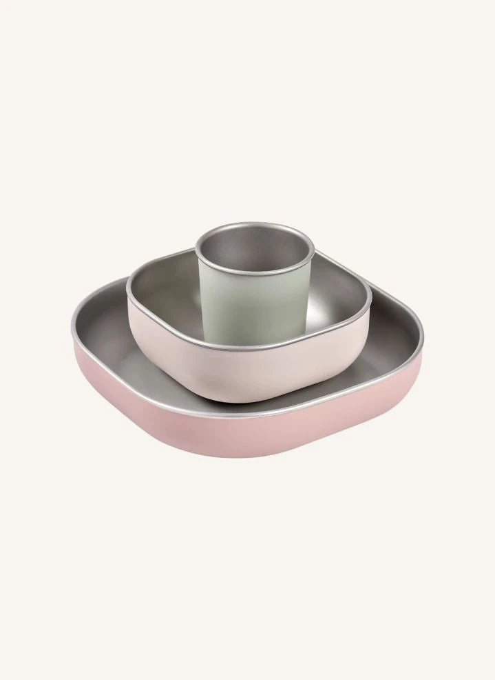 Béaba - Stainless steel lunch box | Peach