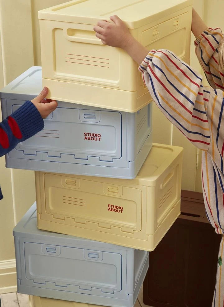 Studio About - Stackable storage box | Pale yellow