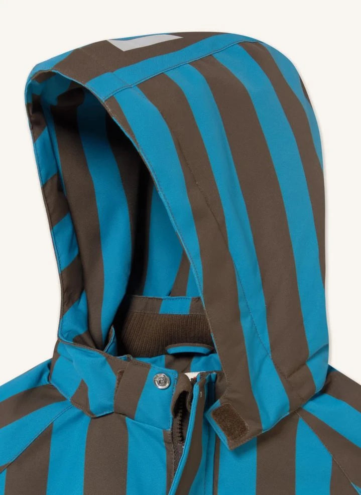 Tinycottons - Striped Ski Jacket | Blue