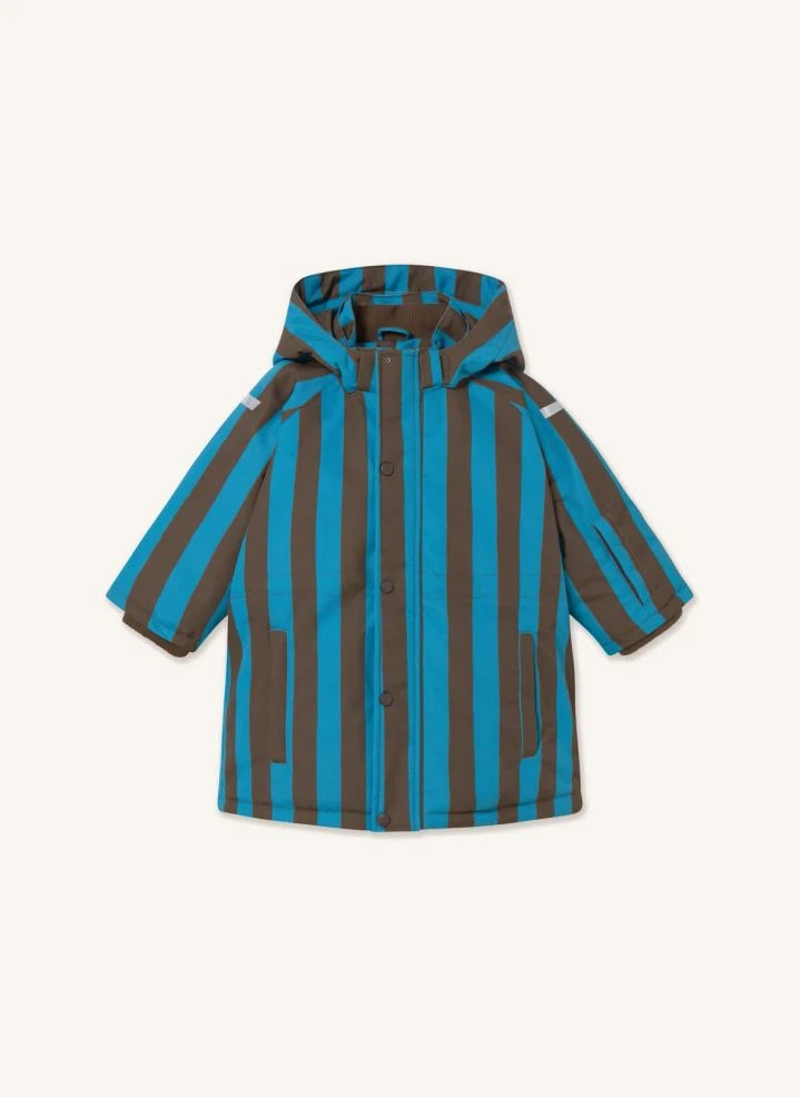 Tinycottons - Striped Ski Jacket | Blue