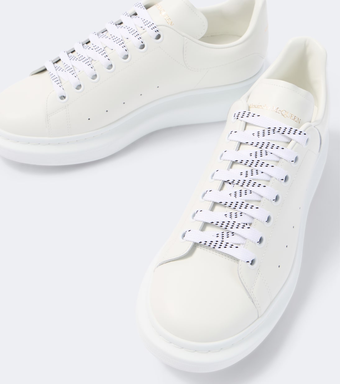 McQueen - Oversized leather sneakers