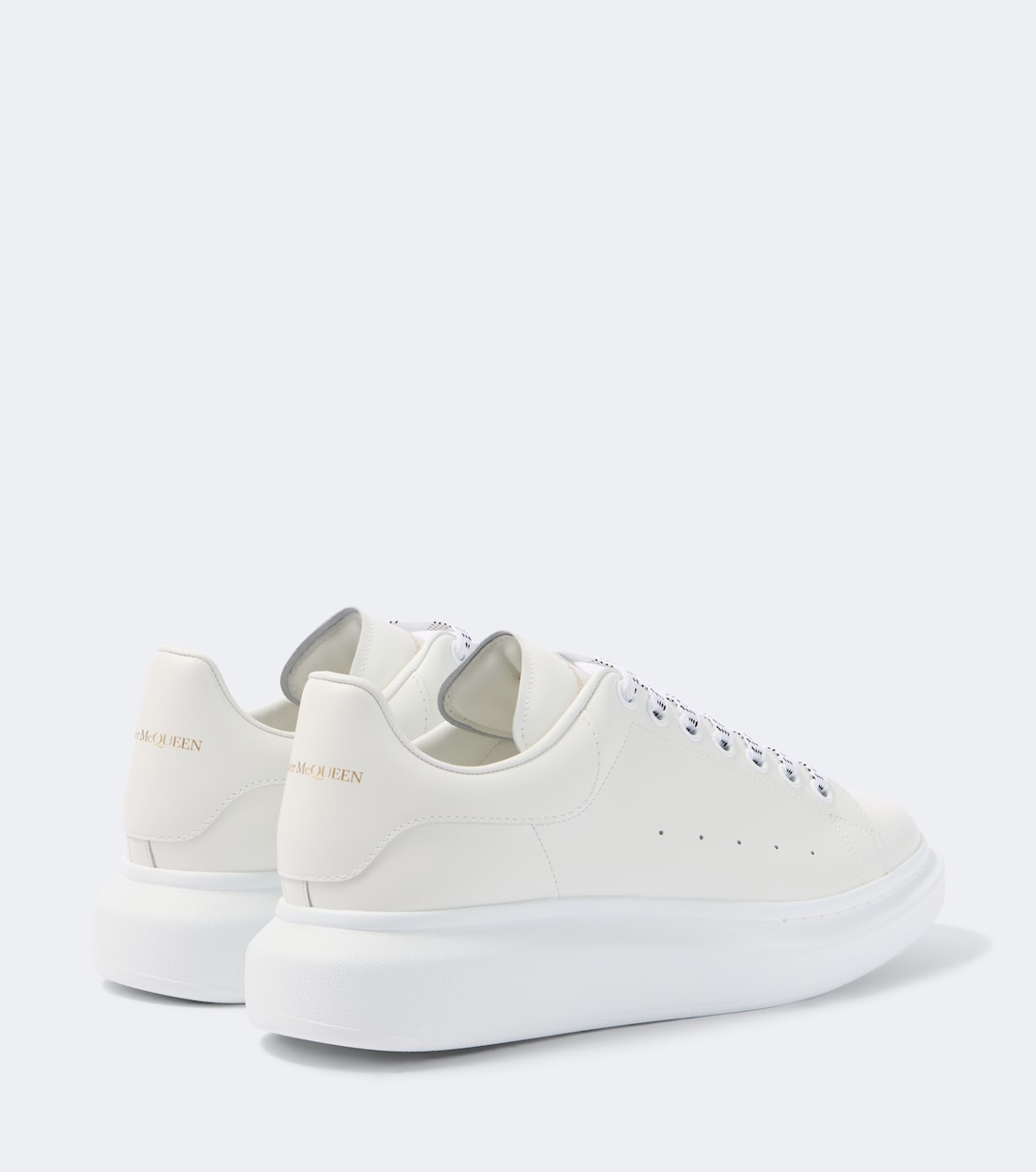 McQueen - Oversized leather sneakers