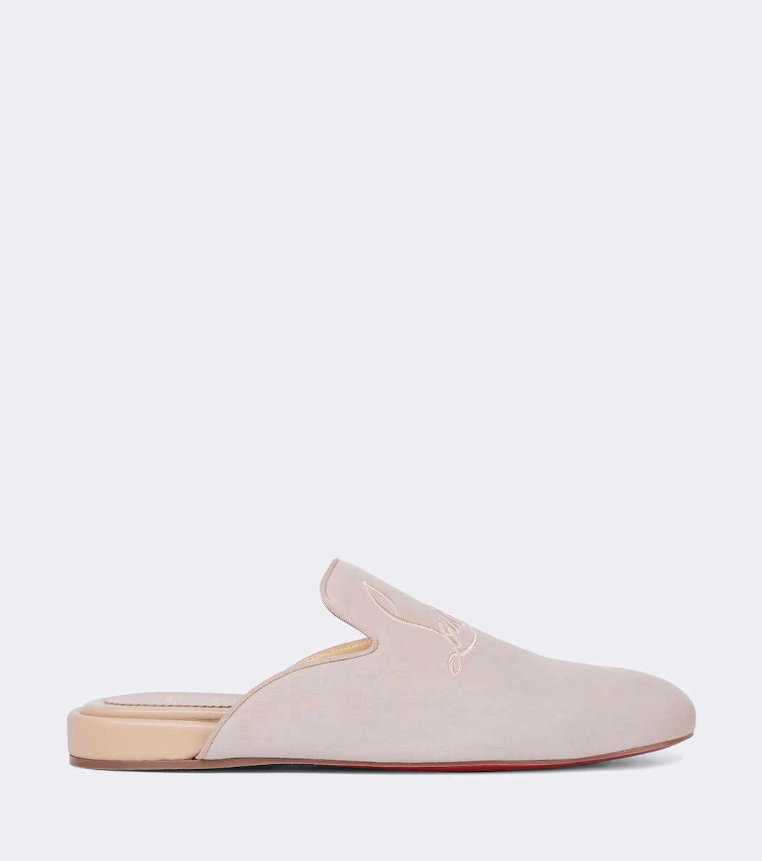 Christian Louboutin - Navy Coolito Flat mules