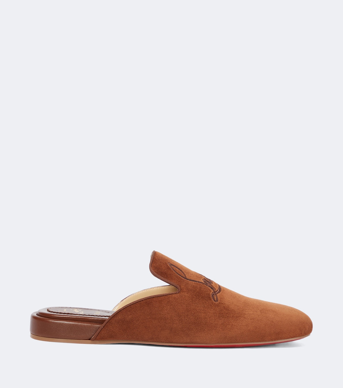 Christian Louboutin - Navy Coolito Flat mules