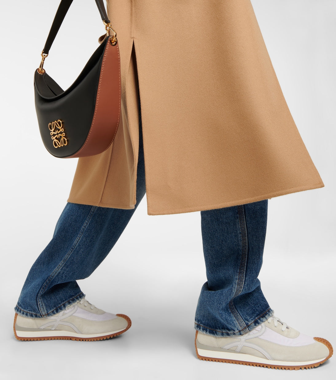 Loewe - Flow Runner suede sneakers