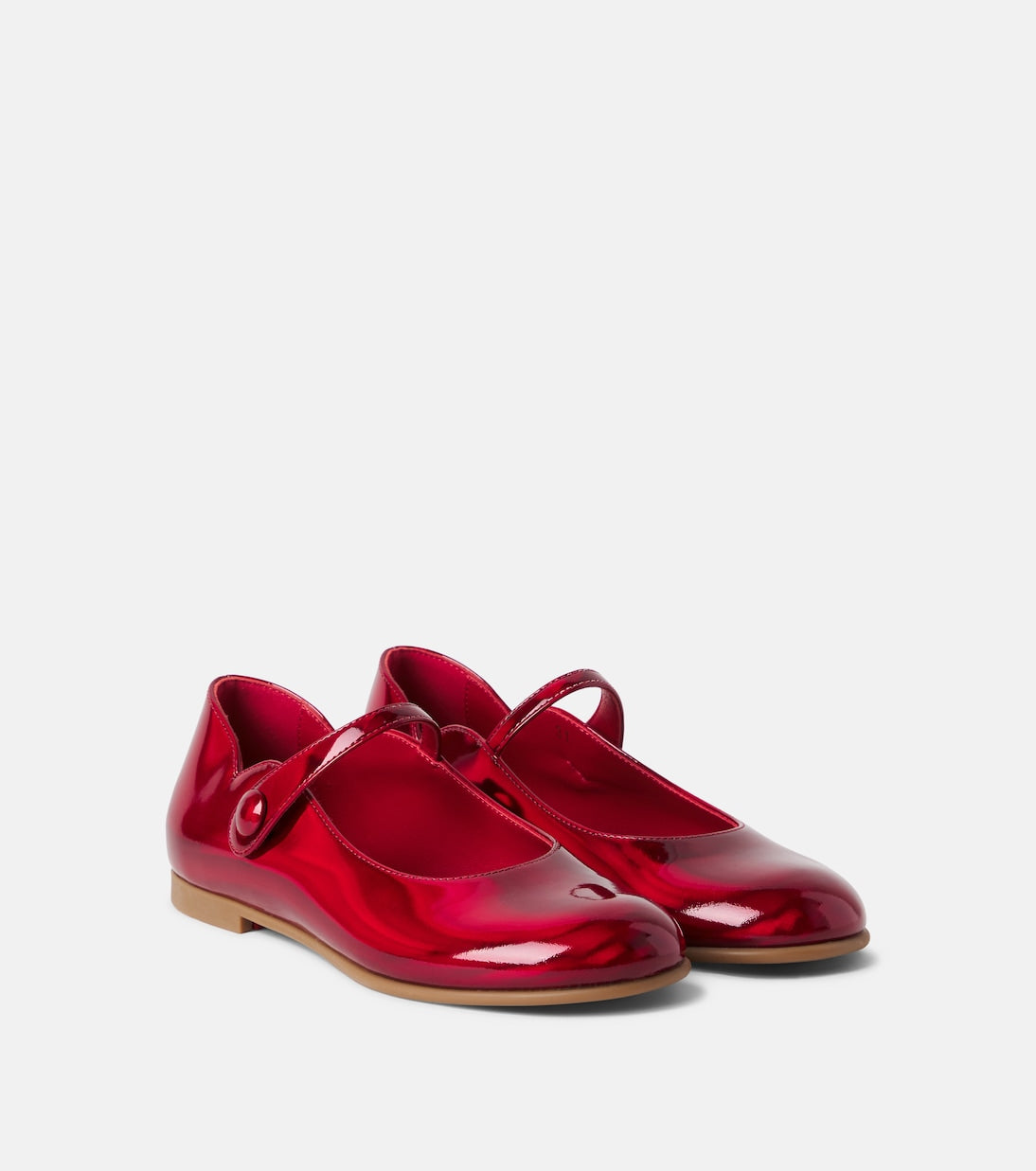Christian Louboutin Kids - Melodie Chick patent leather ballet flats