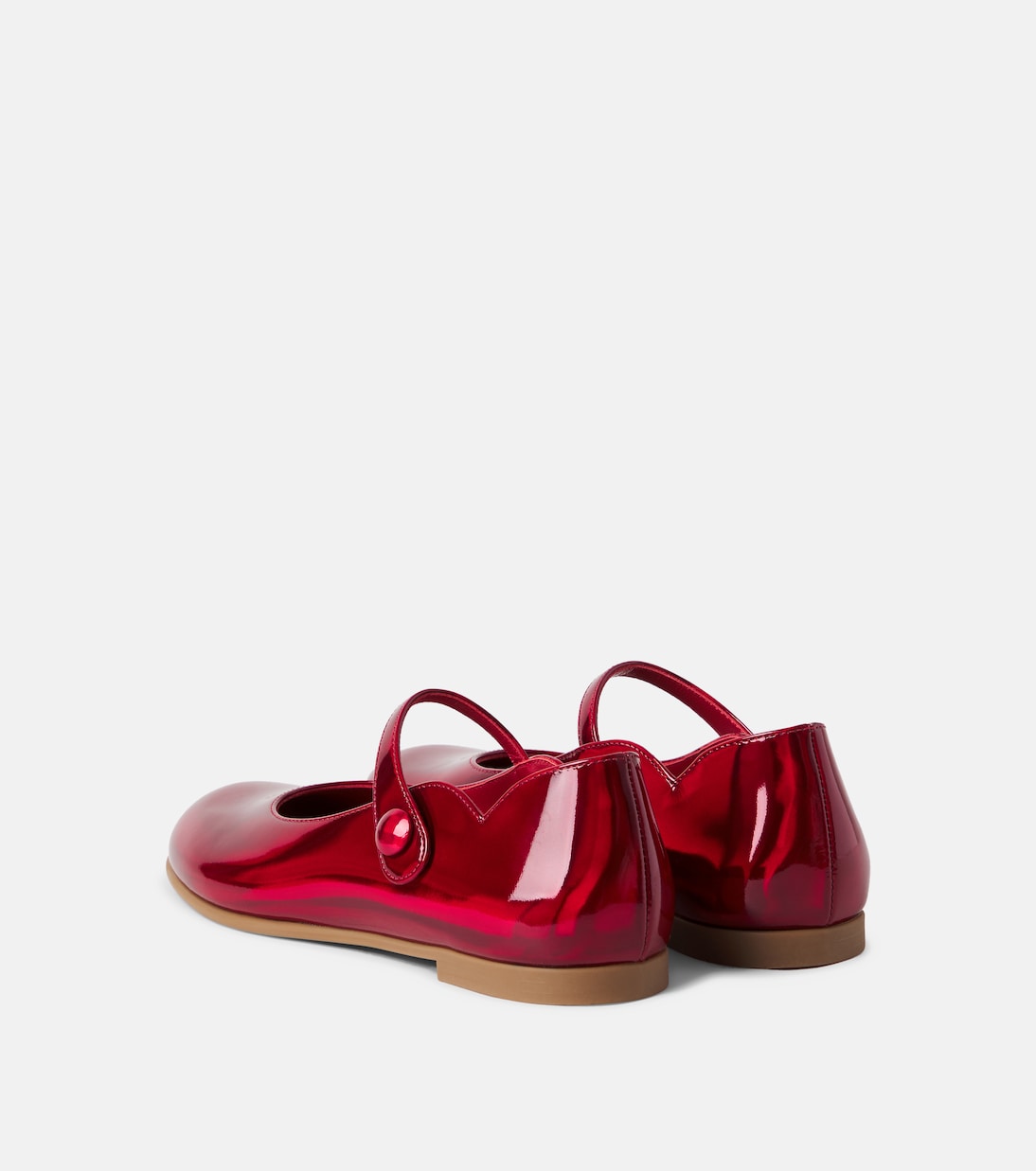Christian Louboutin Kids - Melodie Chick patent leather ballet flats