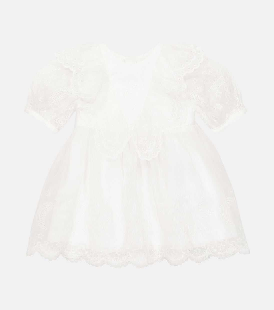 Stella McCartney Kids - Baby embroidered silk dress