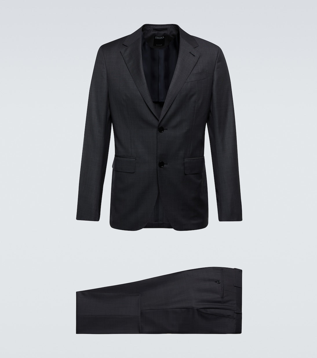 Zegna - Single-breasted virgin wool suit