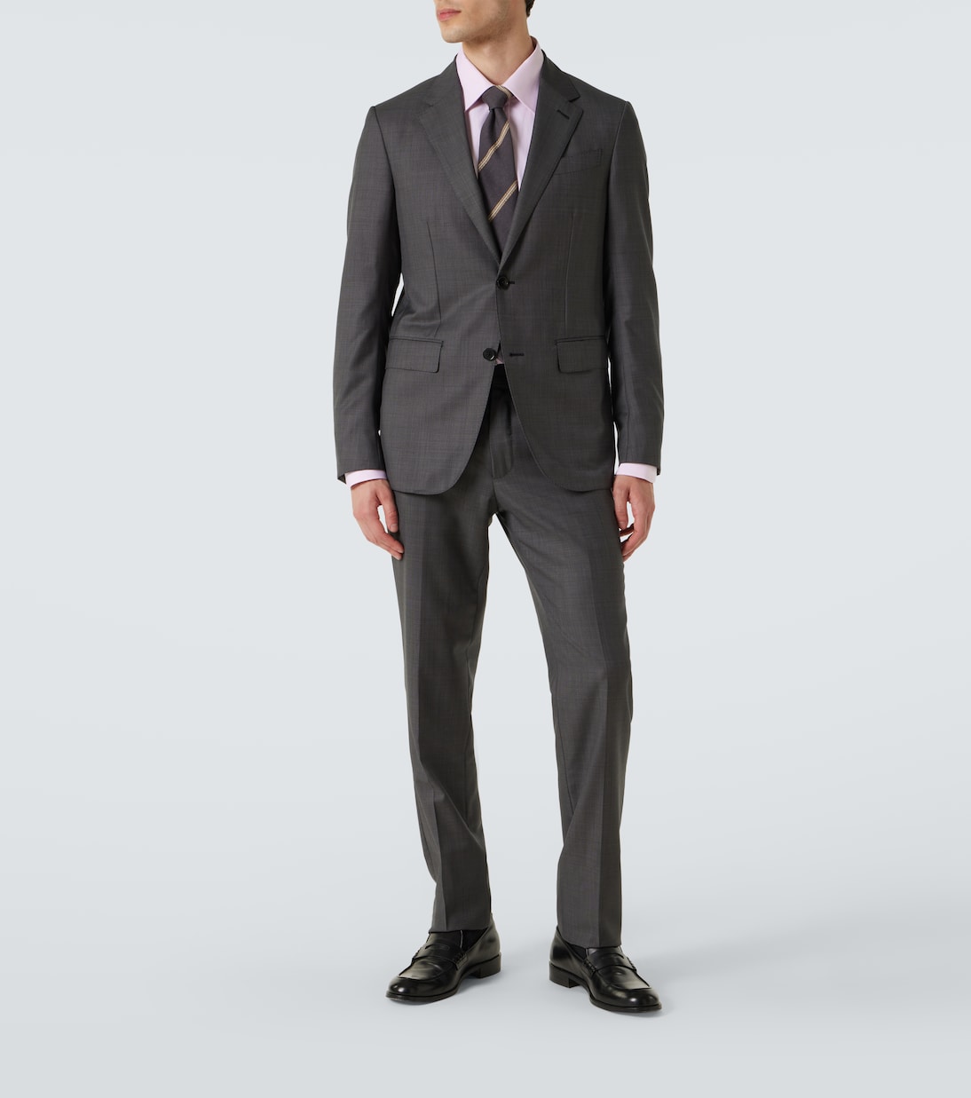 Zegna - Single-breasted virgin wool suit